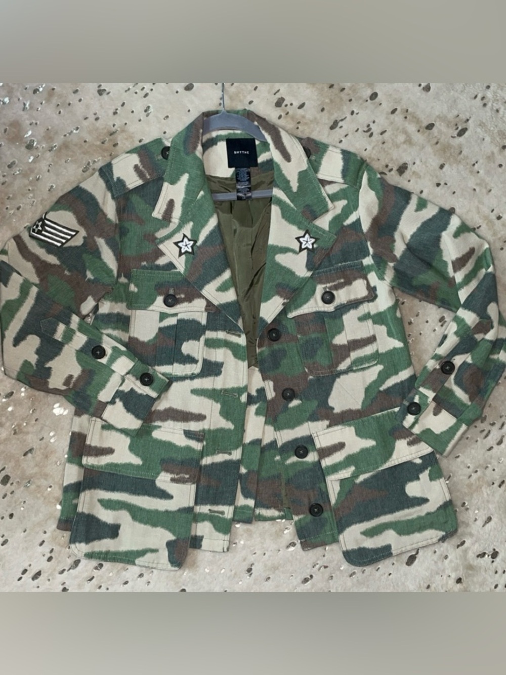 Smythe Bellows Pocket Camo Jacket L